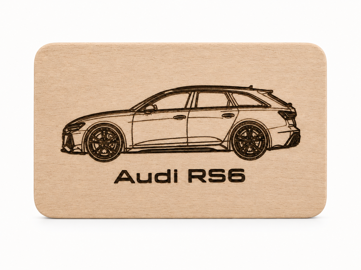 Holzschild "RS6"