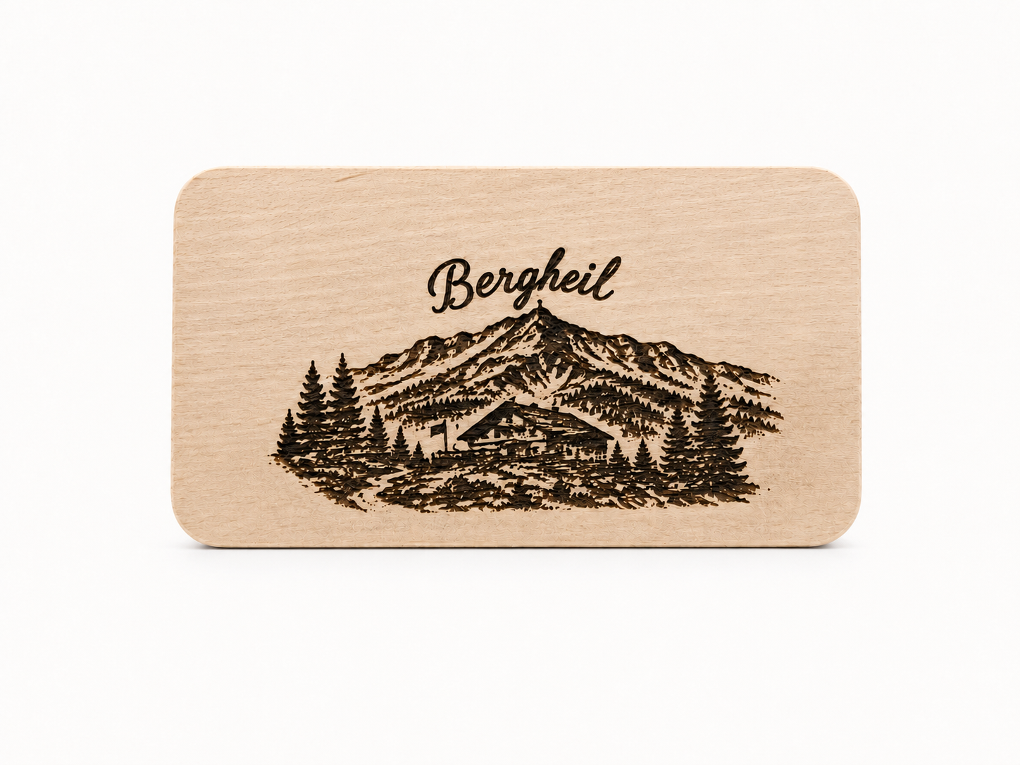 Holzschild "Bergheil"