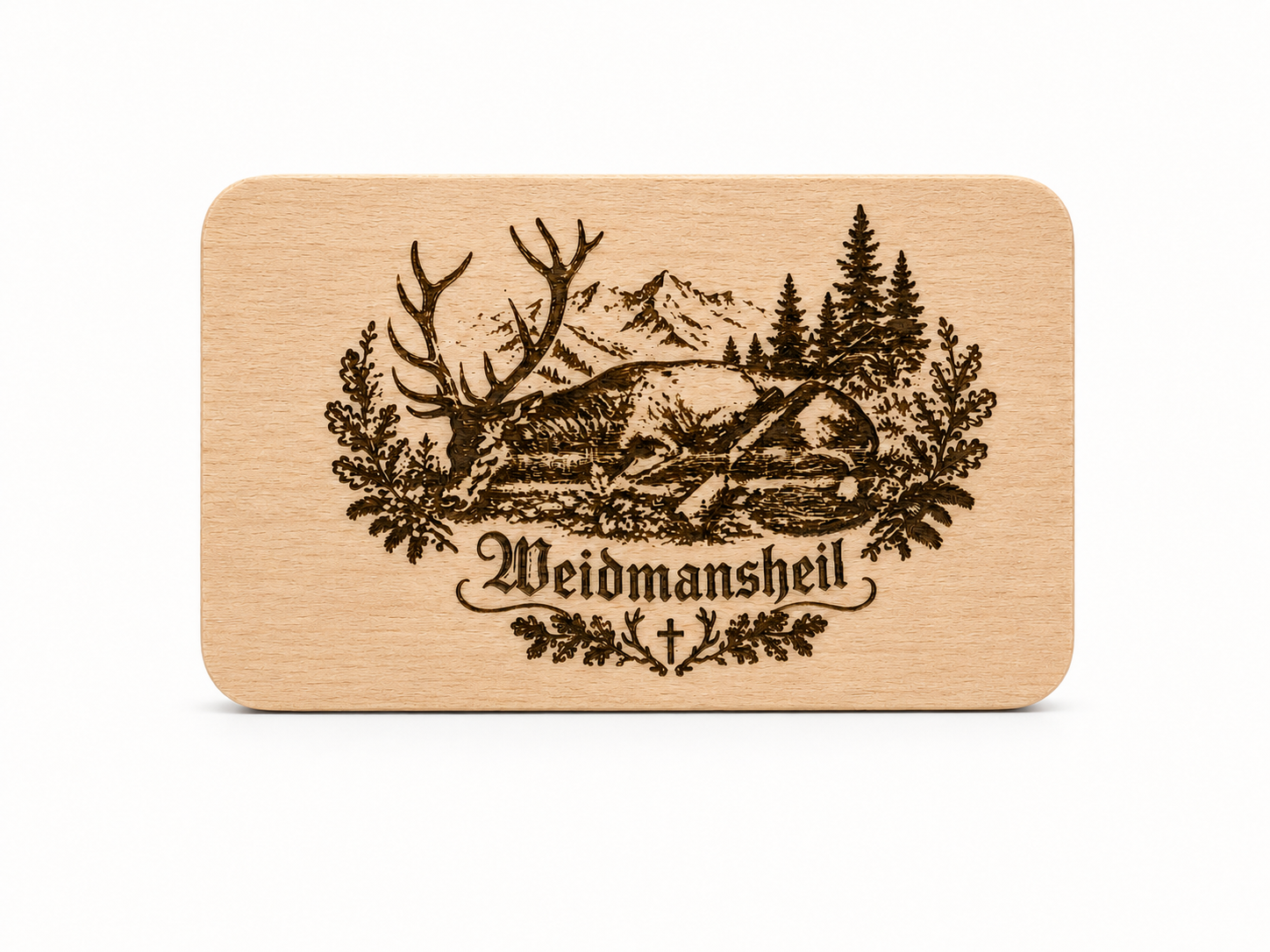 Holzschild "Weidmannsheil"