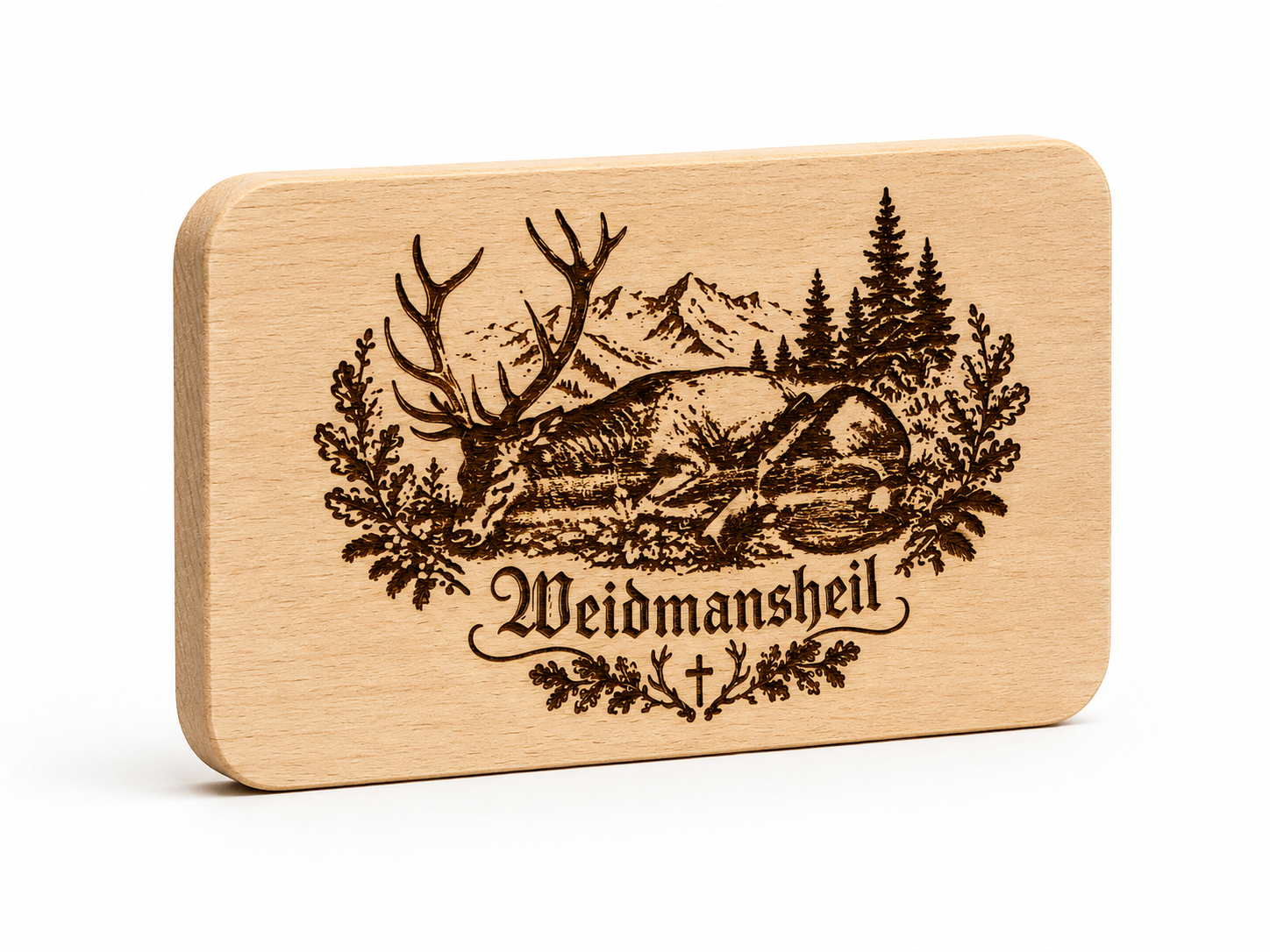 Holzschild "Weidmannsheil"