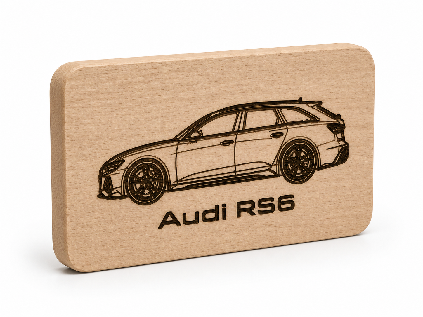 Holzschild "RS6"